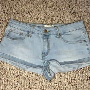Light Denim Shorts
